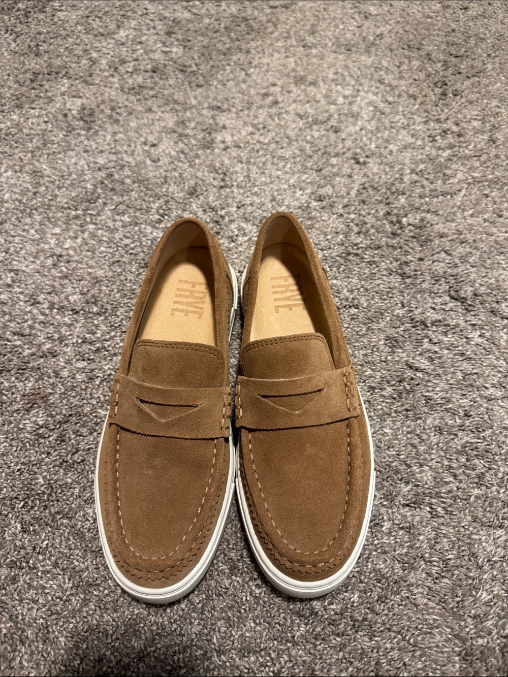 Frye women’s suede loafers size 7 new